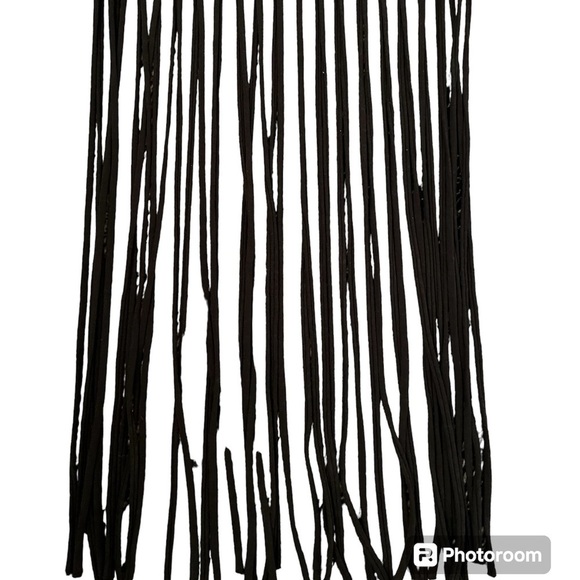 Fairy Woodland Hippie Boho Fringe Knit Brown Skirt  Handmade - Picture 3 of 5